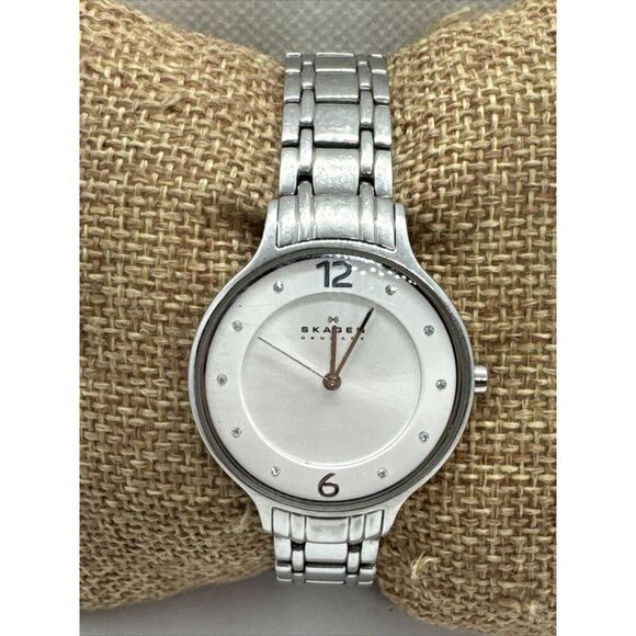 Skagen SKW2254 Women's Silver Stainless Steel Analog Dial Quartz Watch AEA242 - Picture 1 of 11